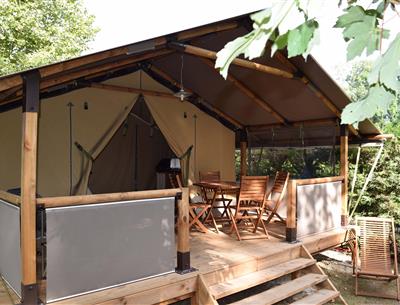 The Lodge Tent, exotic air guaranteed !