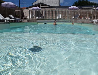 Campsite with heated swimming pool